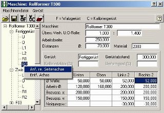 Maschinenfenster